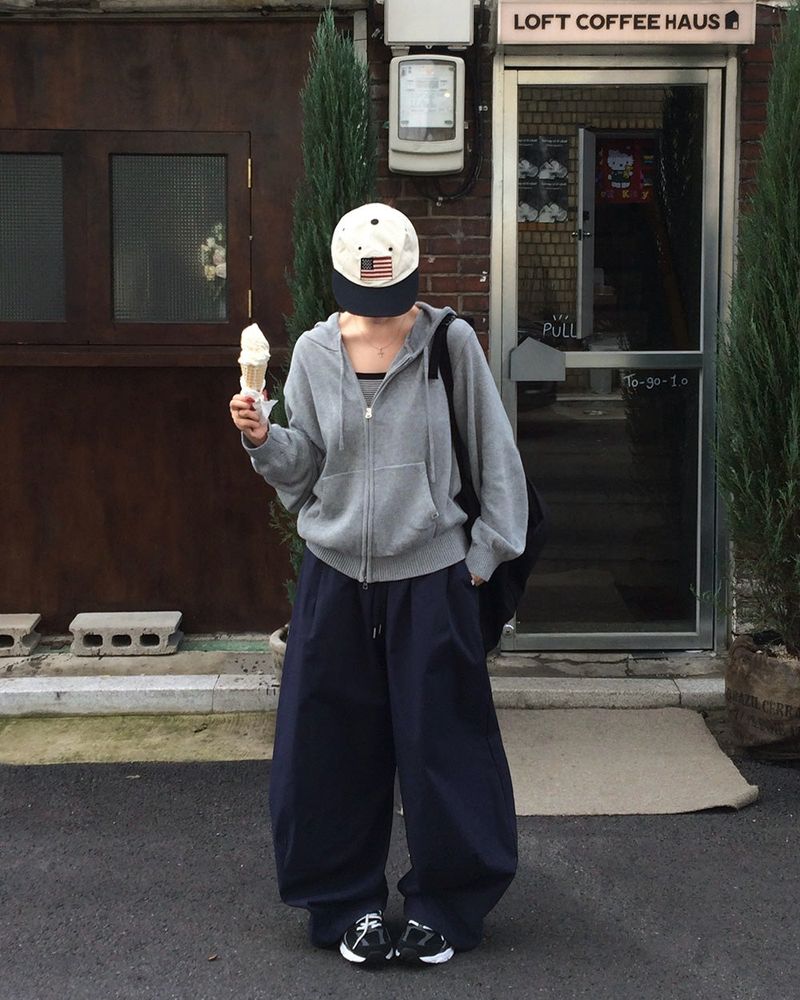 [ORIGINAL] Breeze Knit Hood Zip-Up