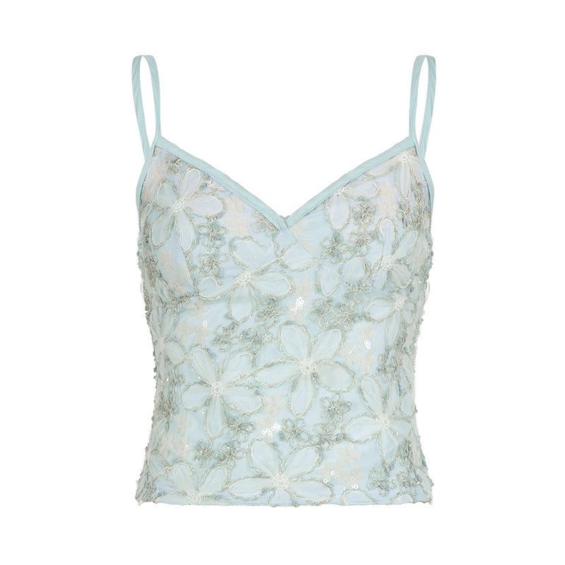 Cozy&Kitsch（コージーアンドキッチ）の「Yvette Sequin Lace Top（Tops）」