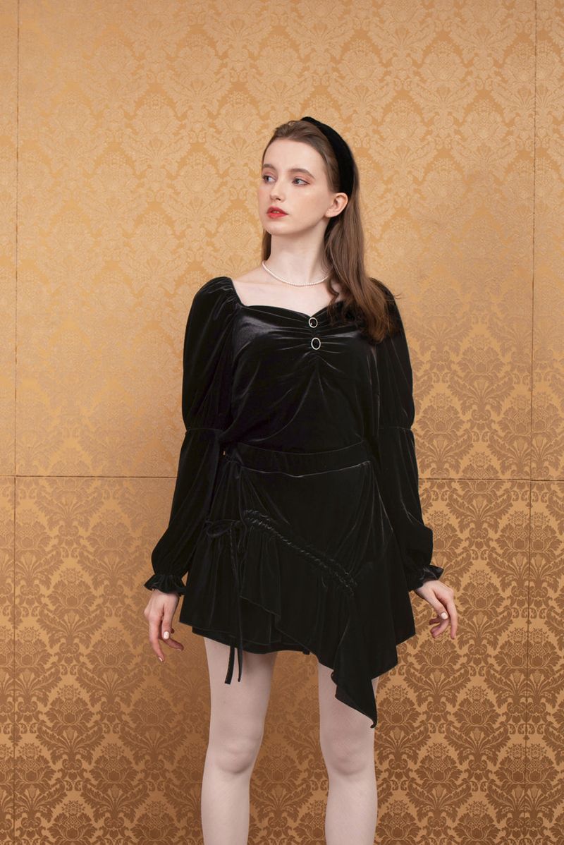 velvet sha blouse