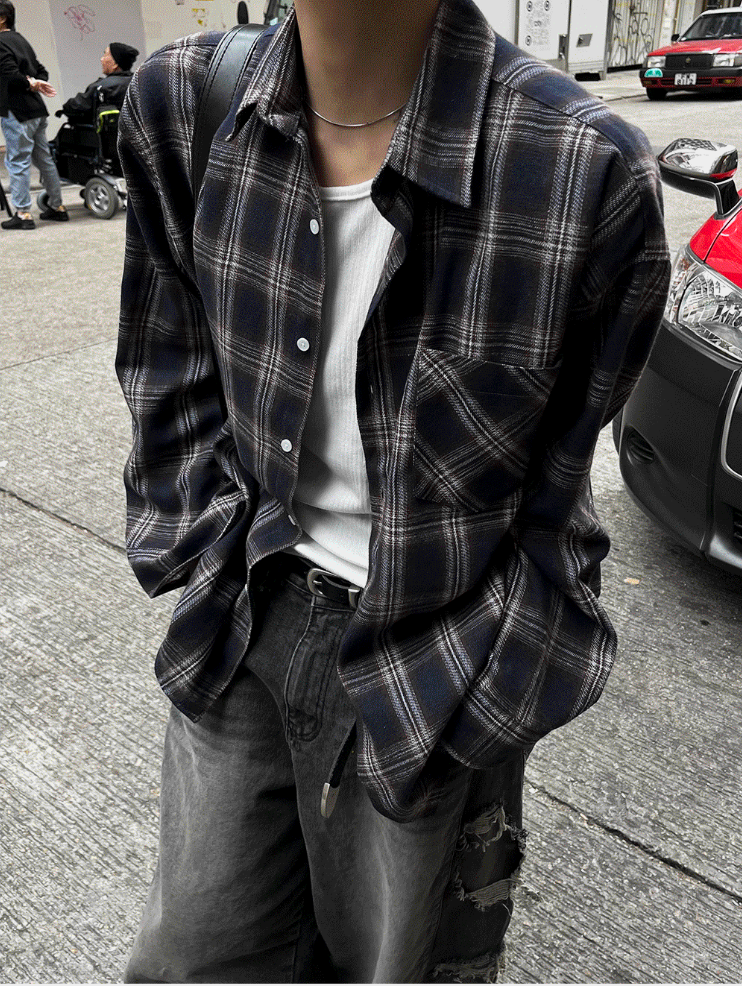 Checkered Dark & Light Shirt