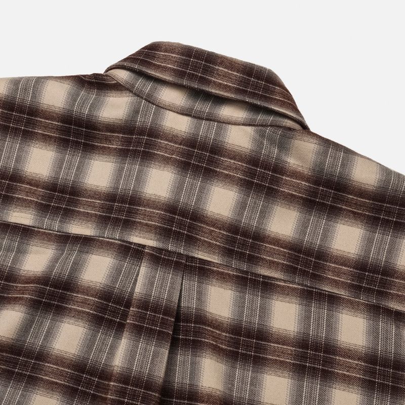 [premium] jack check overfit shirts