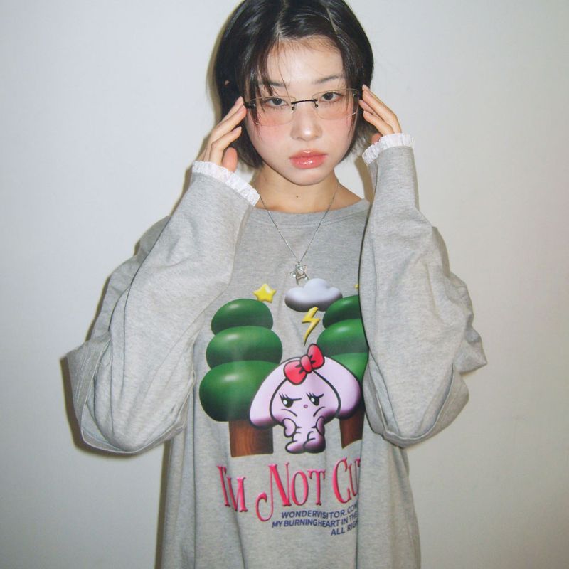 PPINTO Layered frill LS-T  [2 color]