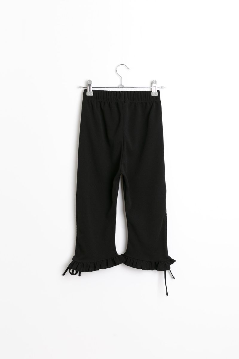 frill strap half leggings