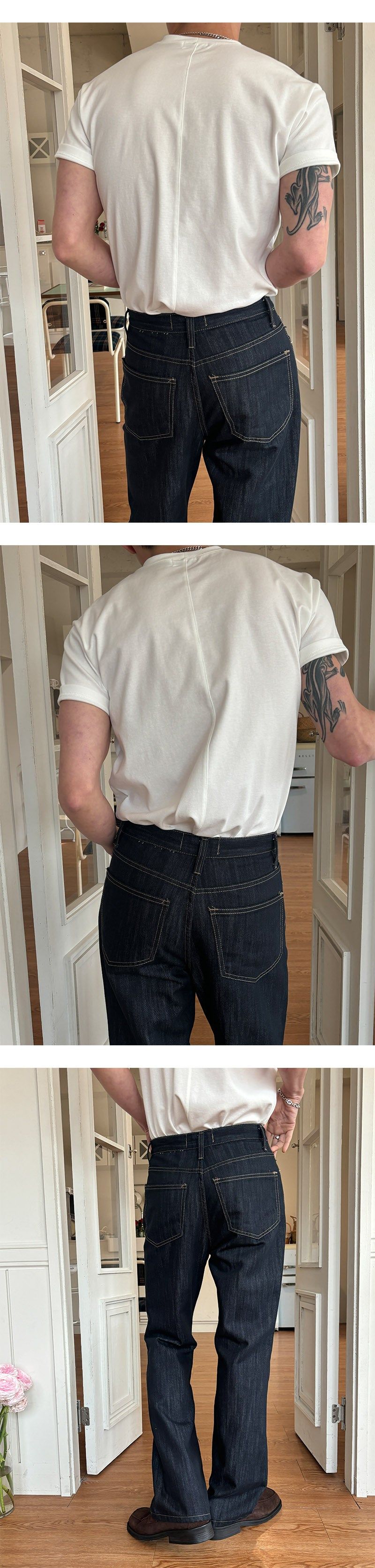  [S/S] Non pade denim flare pants(2color)