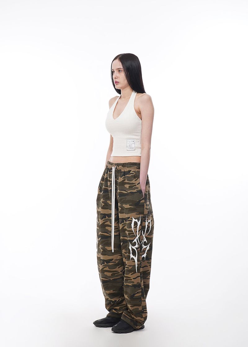 THUNDER LOGO CAMO PANTS