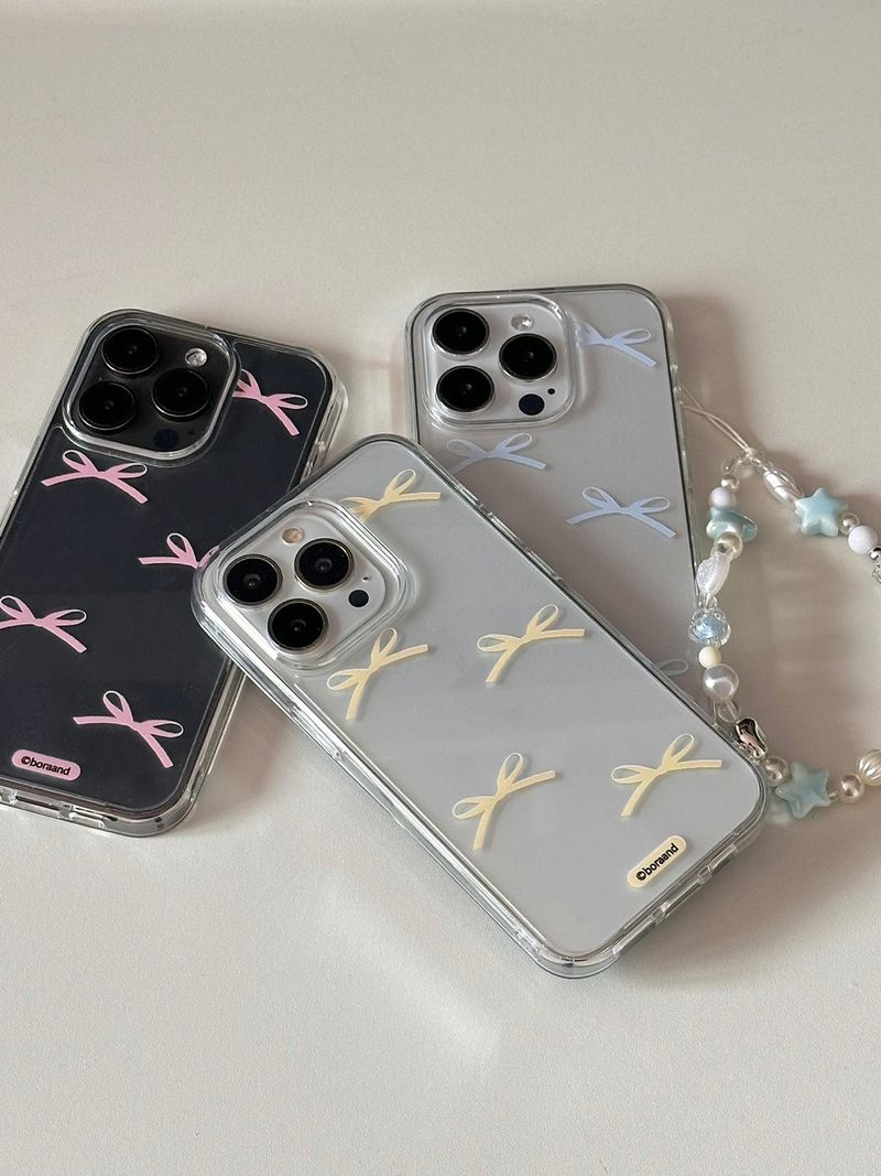 Cotton candy ribbon jell-hard case