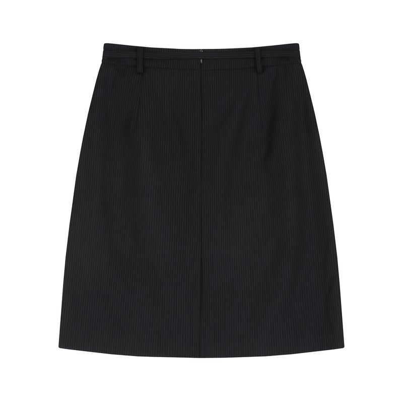 Stripe String Skirt Navy