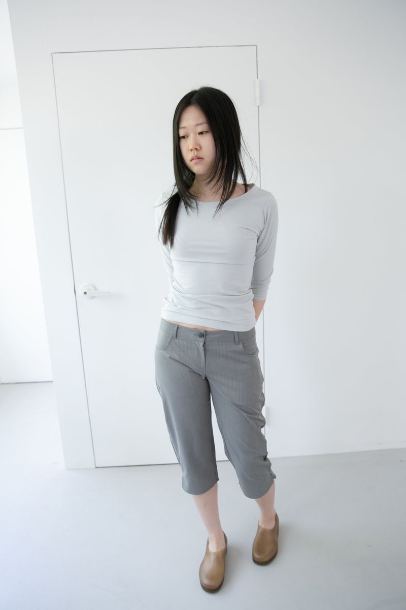 gray capri sleeve top(3colors)