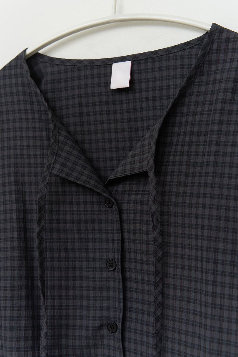 (W) Rei Checked Strap Blouse
