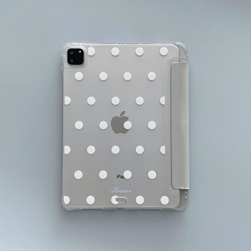 SWEEAR（スウィア）の「ホワイトドット iPad ケース（スマホグッズ/小物）」