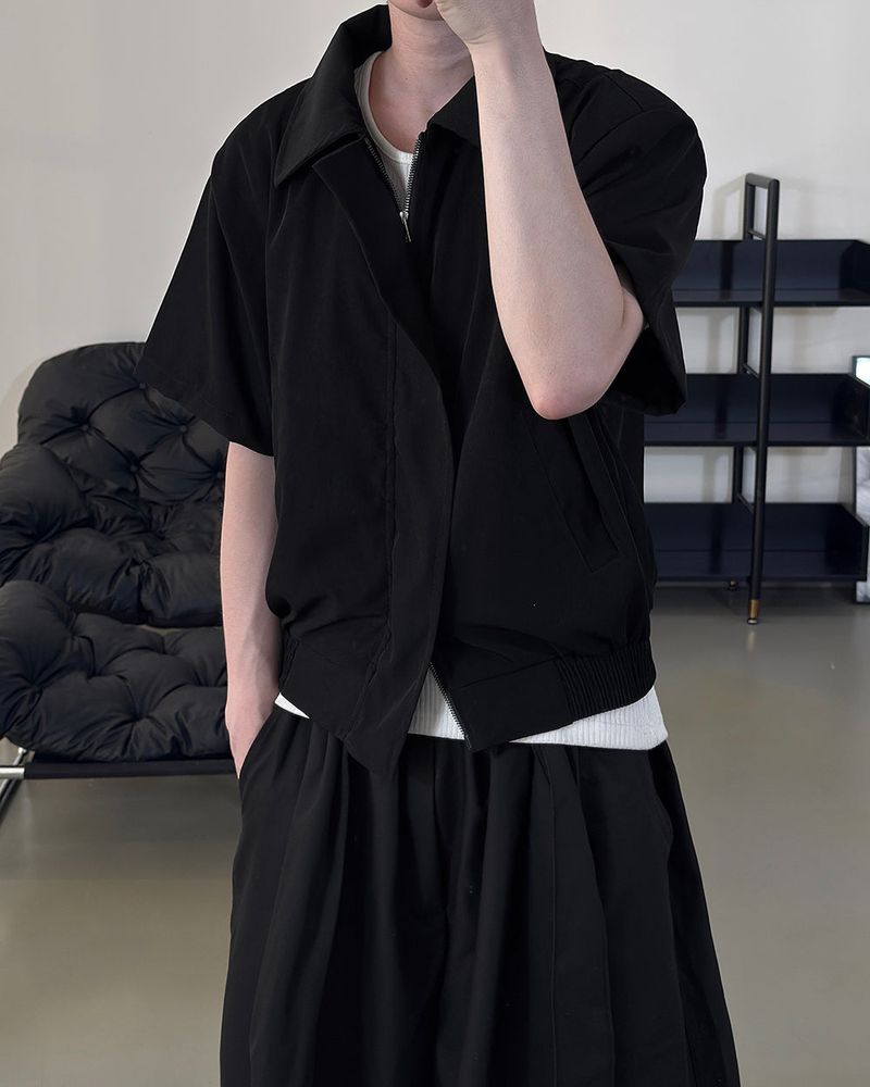 Er Minimal Half Crop Jacket