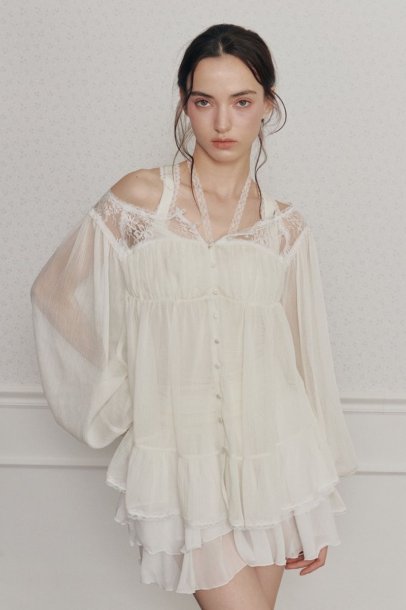 MOONRISE BLOUSE cream