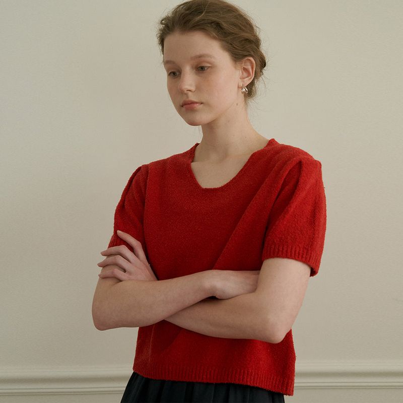 URAGO（ユラゴ）の「Tulip half knit（Tops）」