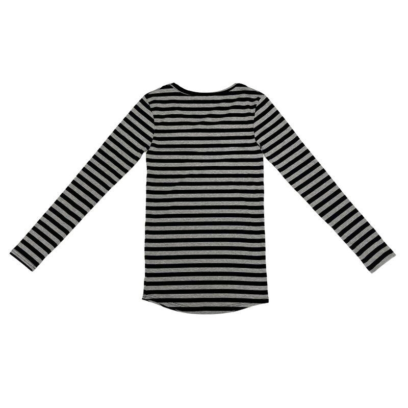 ストライプロングTシャツ