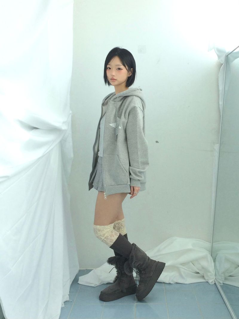 Basic Pleated Miniskirt