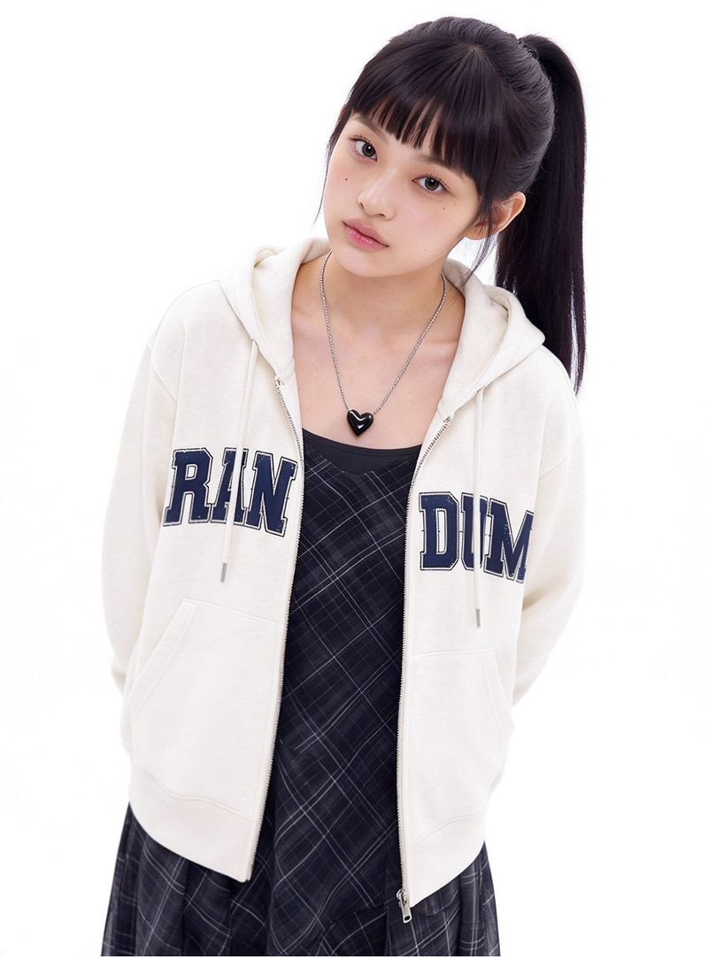 RANDOM ARCH 2-WAY ZIP-UP (3color)
