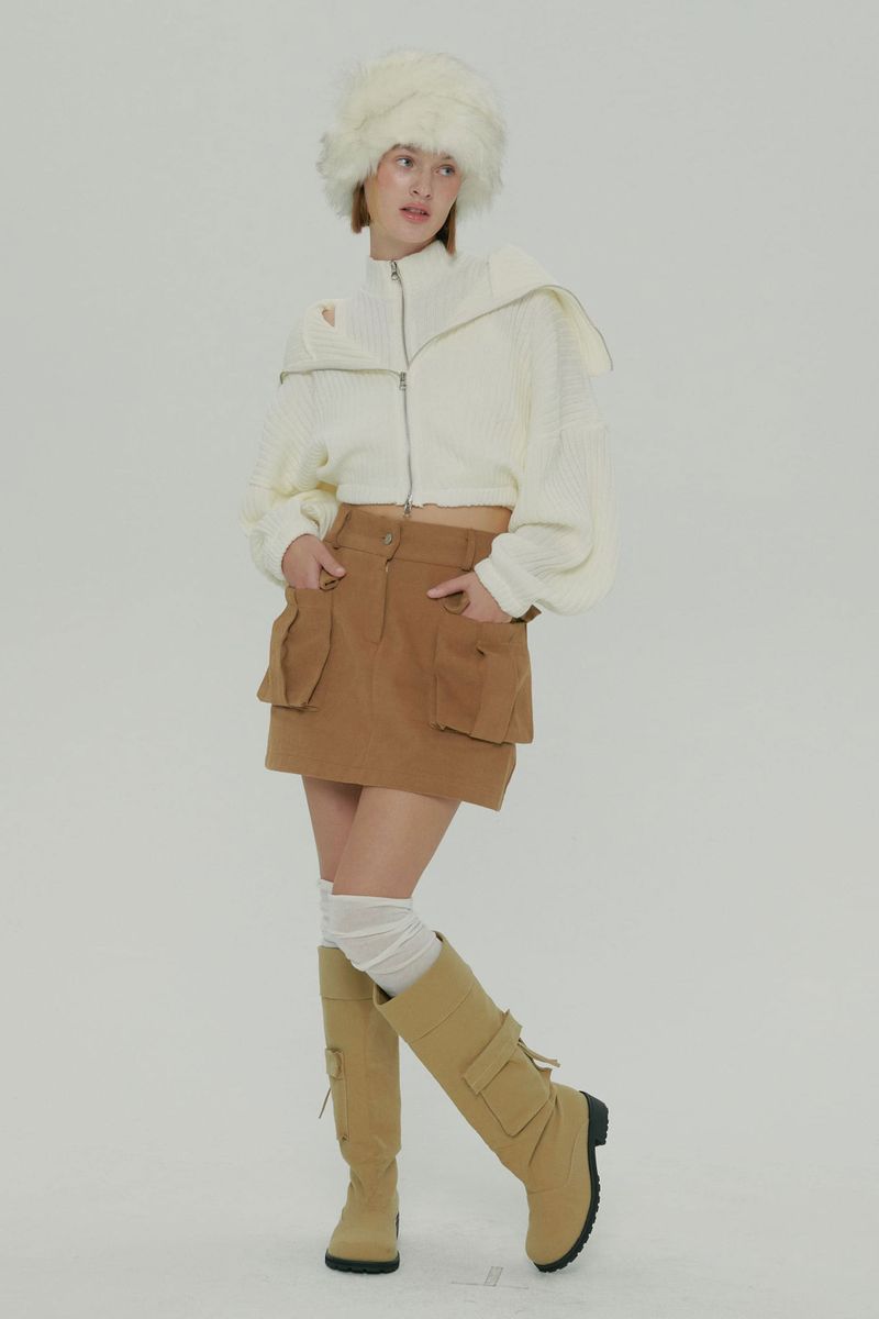 CARGO MINI SKIRT / BEGIE