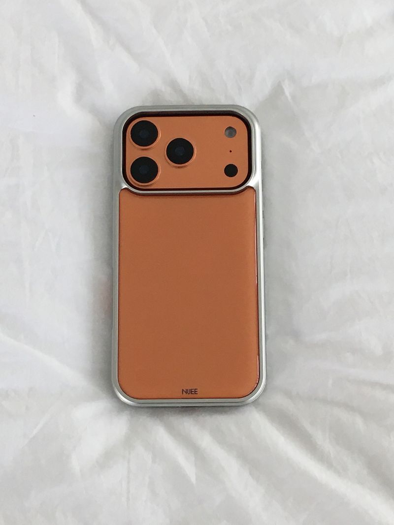 o.color orange case (silver epoxy)