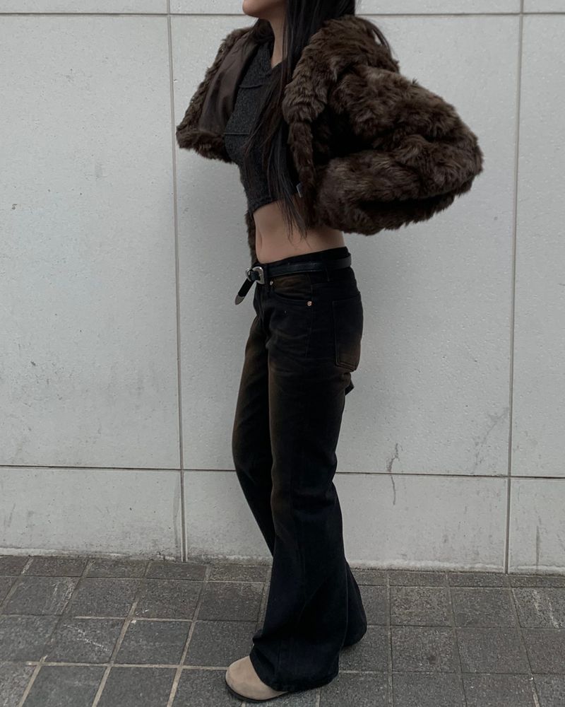 Snow bolero hood jumper