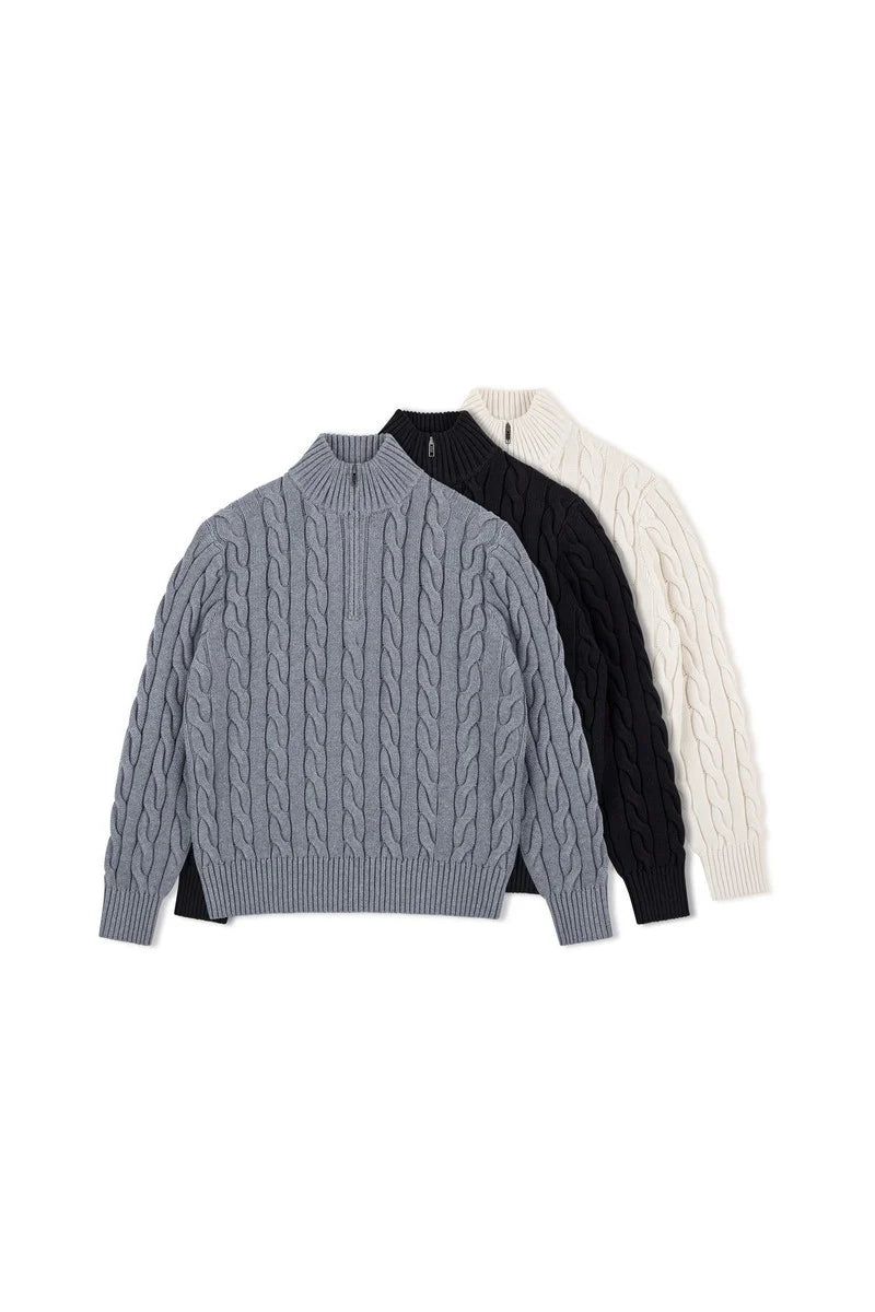 IDLT Basicsの「Cable Knit Half Zip Sweater（Tops）」