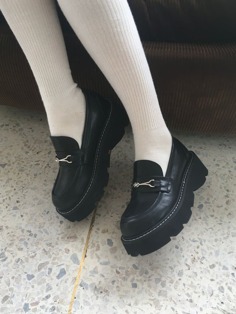 Stitch Platforms Loafers