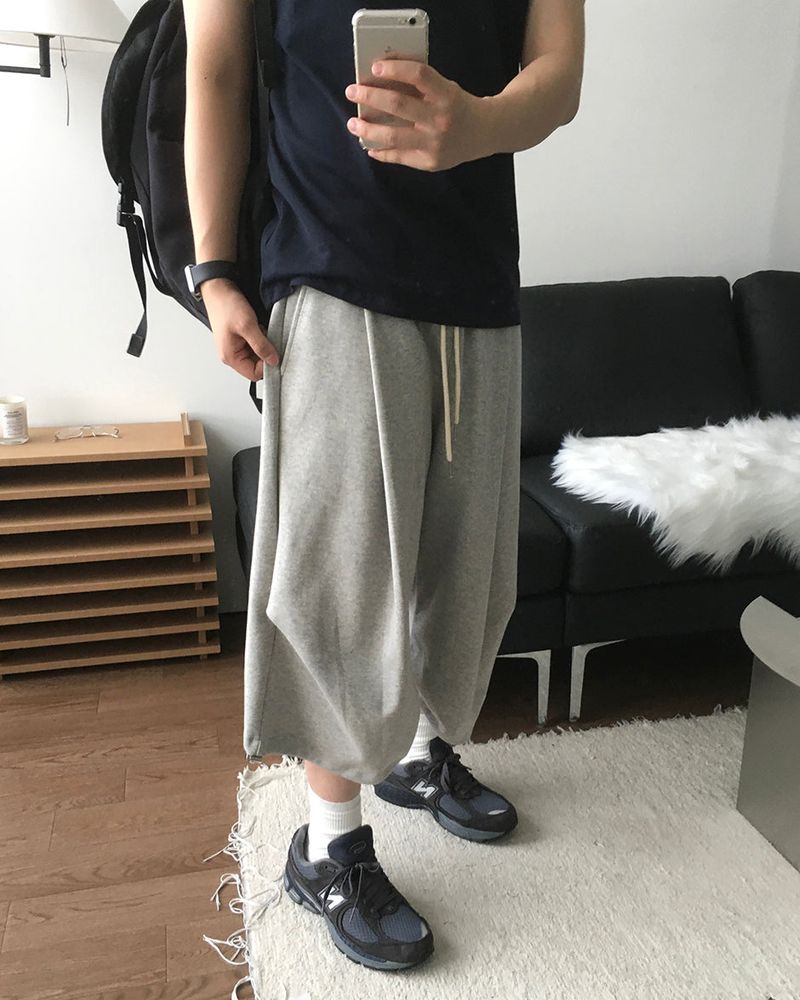 Drop Bermuda Bonded Sweatpants