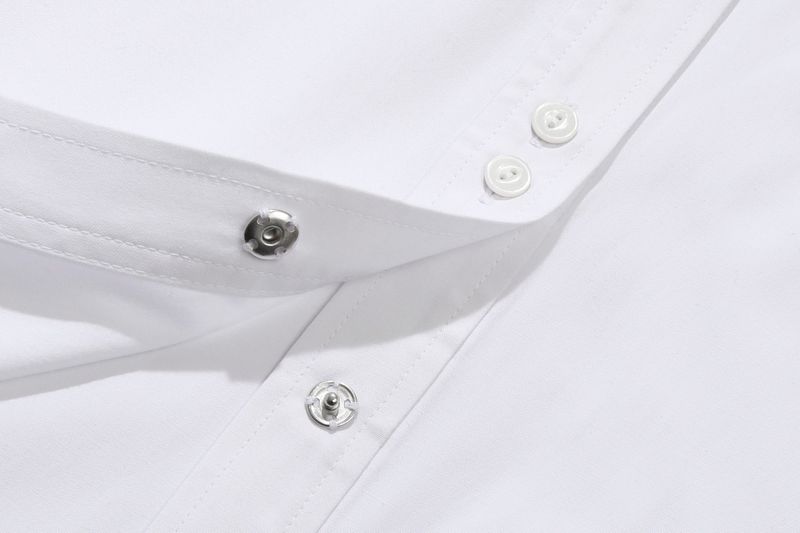 SHOULDER OPEN RIBBON SHIRT_WHITE