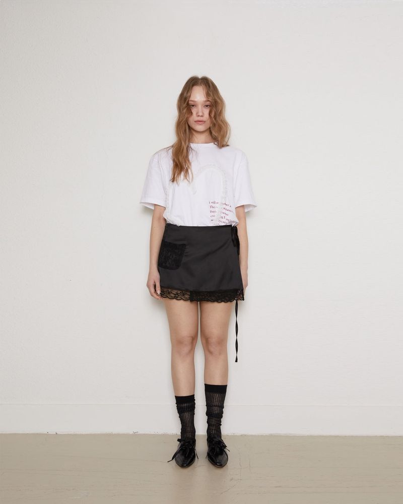 Satin strap sk / black