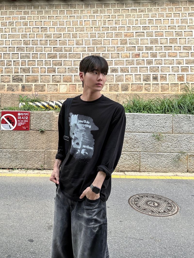 Time Printing Long Sleeve
