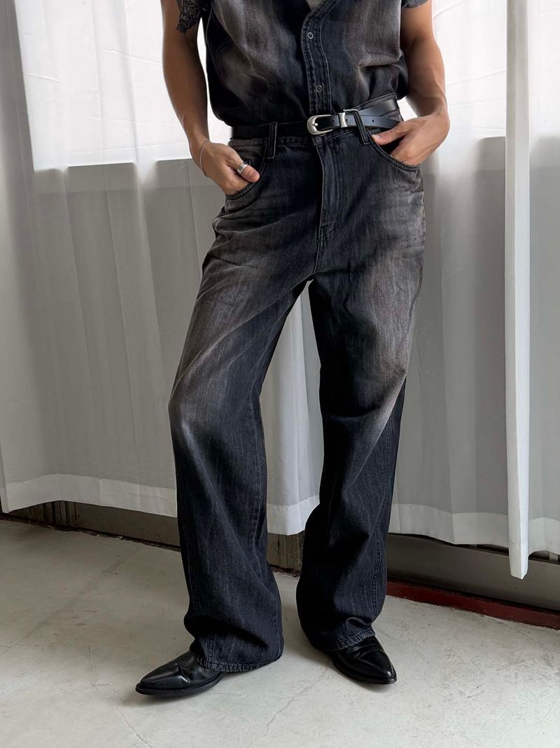 LAURANT（ロラン）の「Cool ever oil washing slit flare pants(2color)（Pants）」