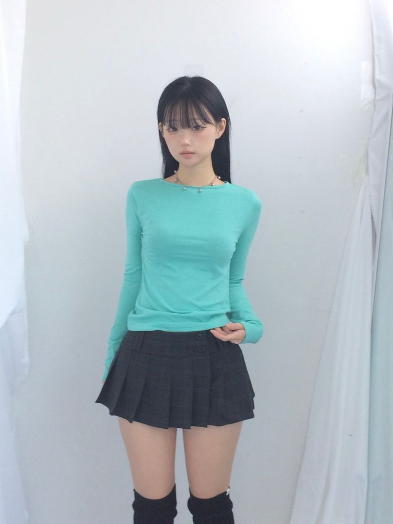 Shoulder collar loose knitwear