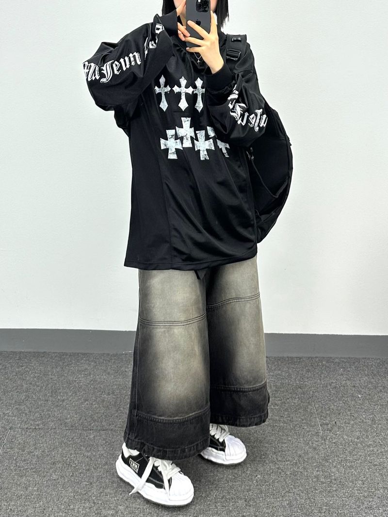d cross jersey long-sleeve