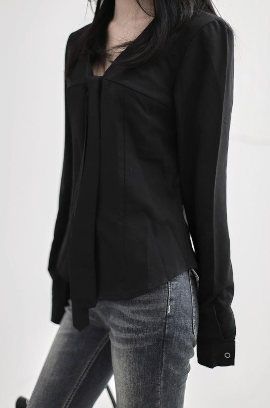 Berl Scarf Blouse
