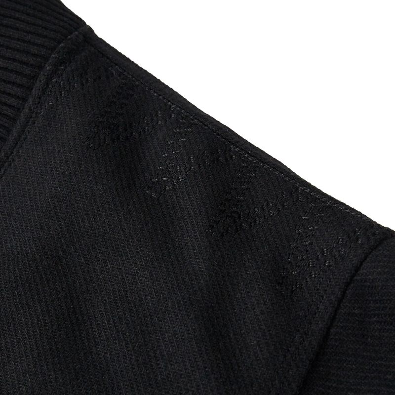 Wool blouson jacket / Black