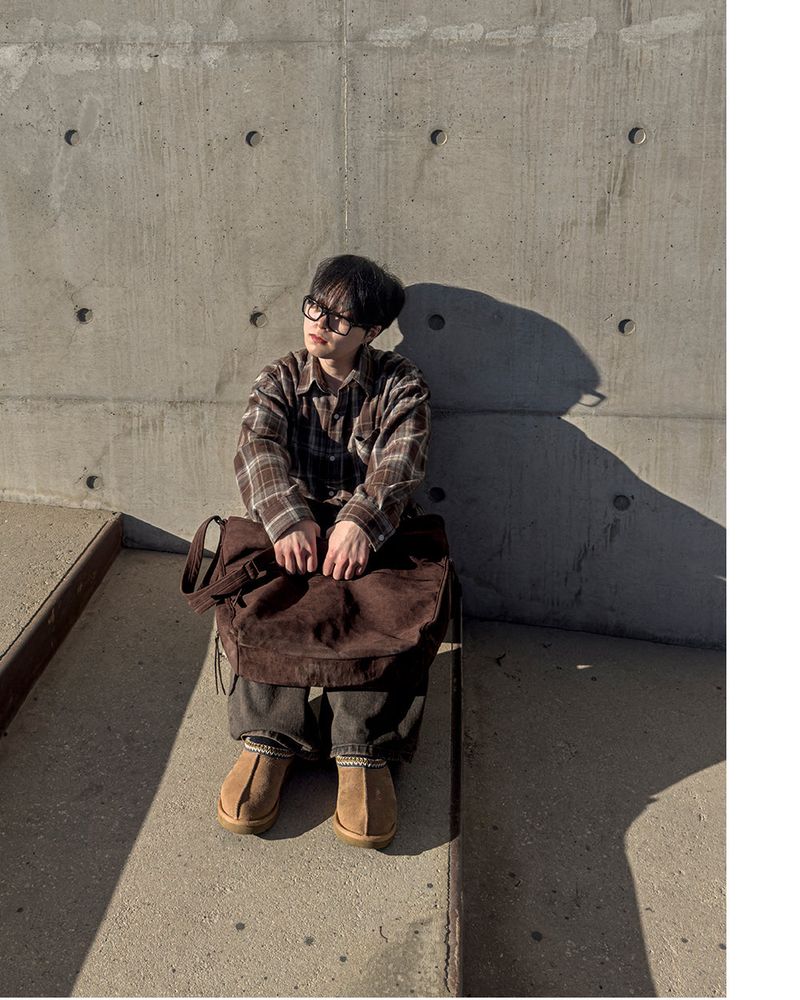 Antique Oversized Check Shirt