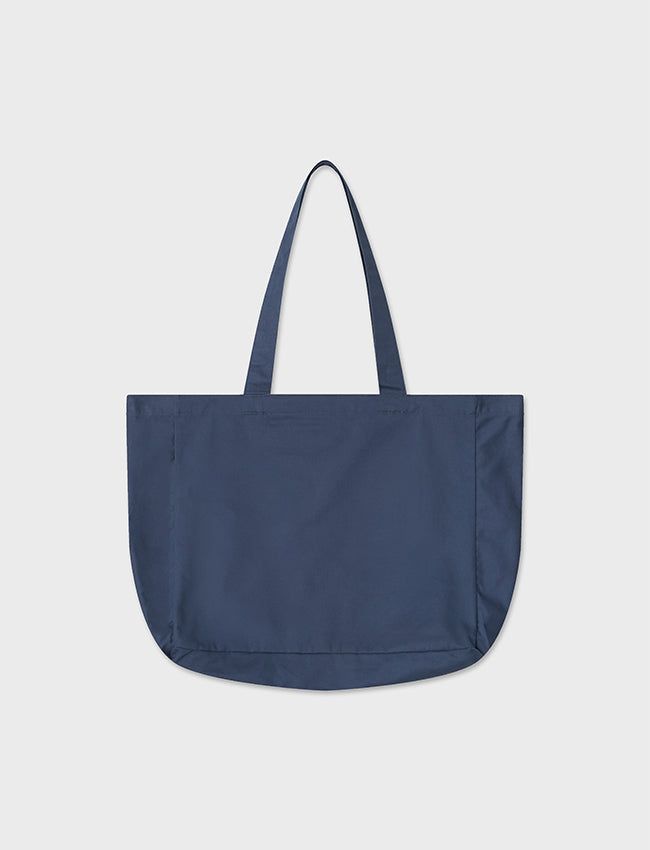 Sunlit Lettering Eco Bag (Steel Navy)
