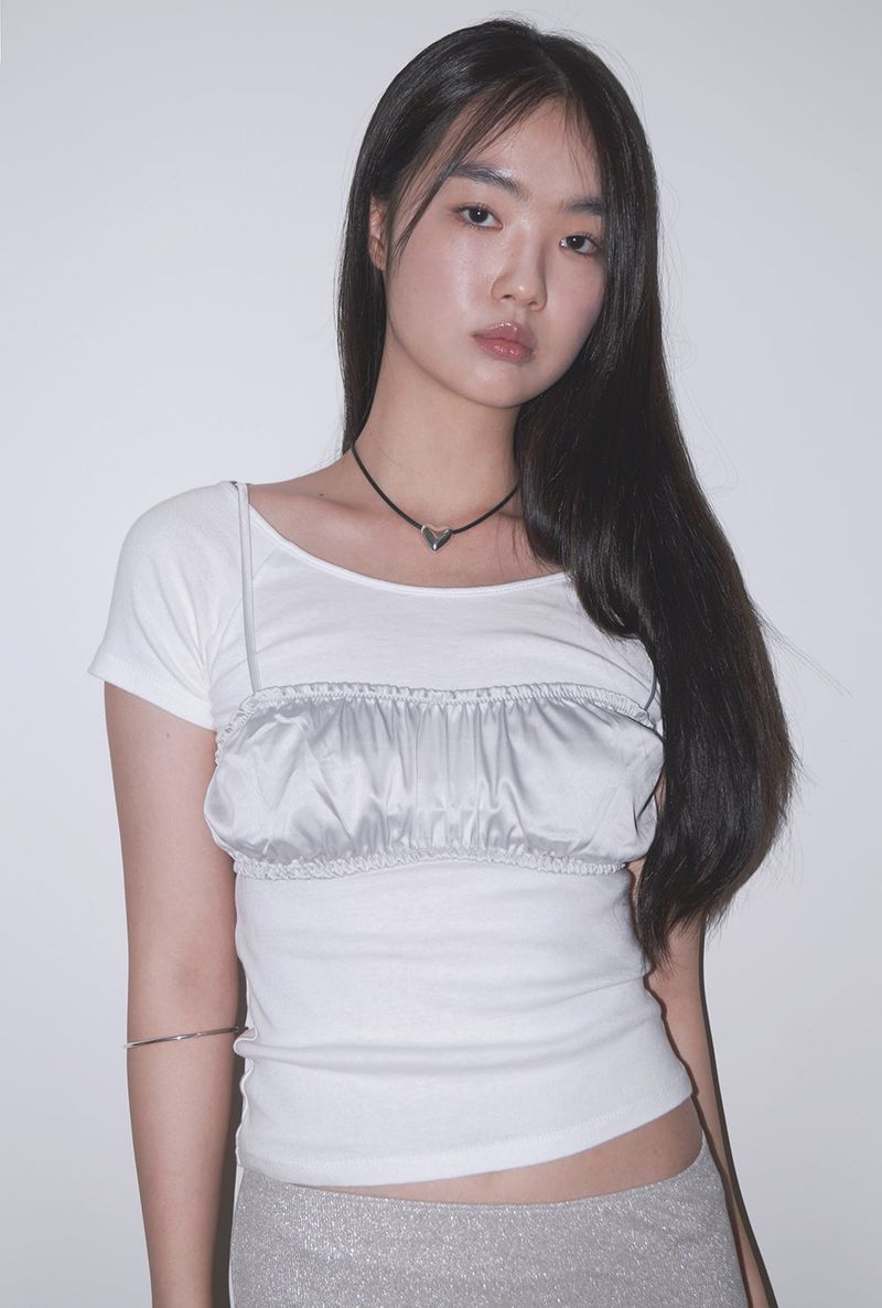 HEART STRING SILVER NECKLACE