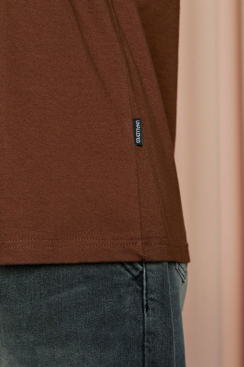BAND LSV T SHIRT / BROWN