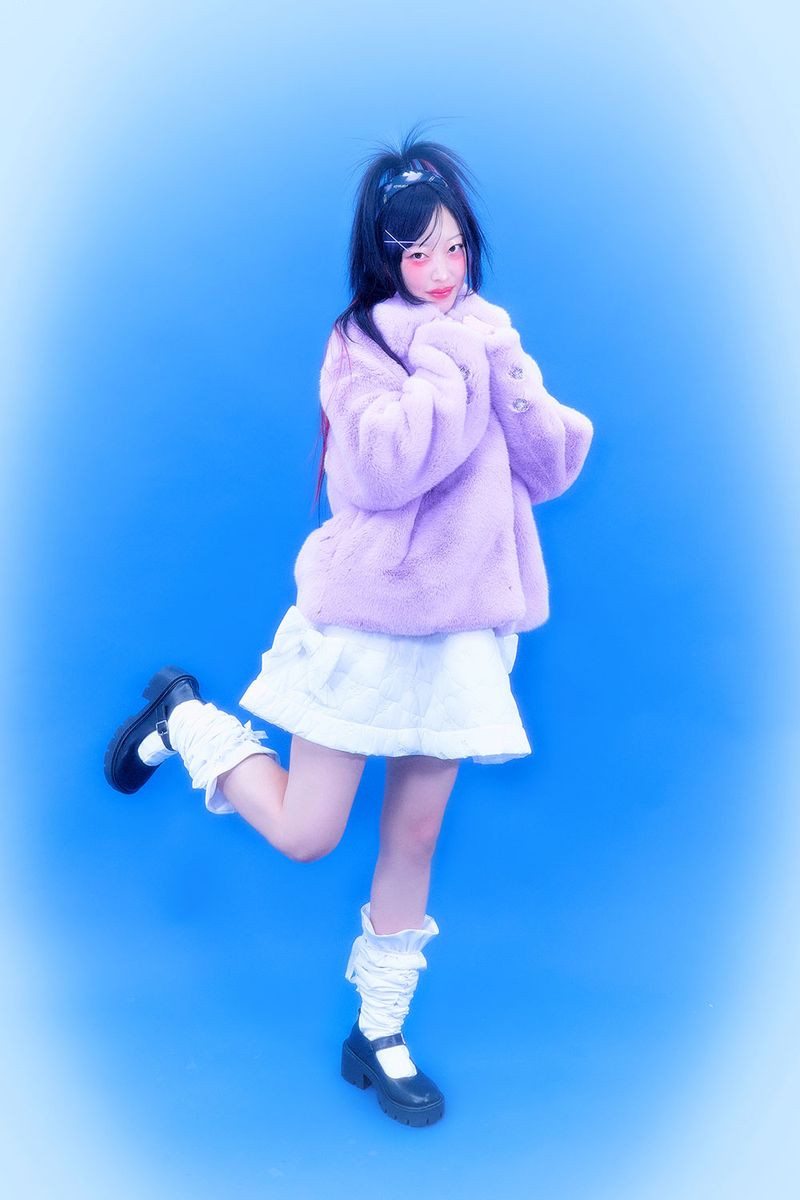 Soft Love Fur Jacket (Lavendar)