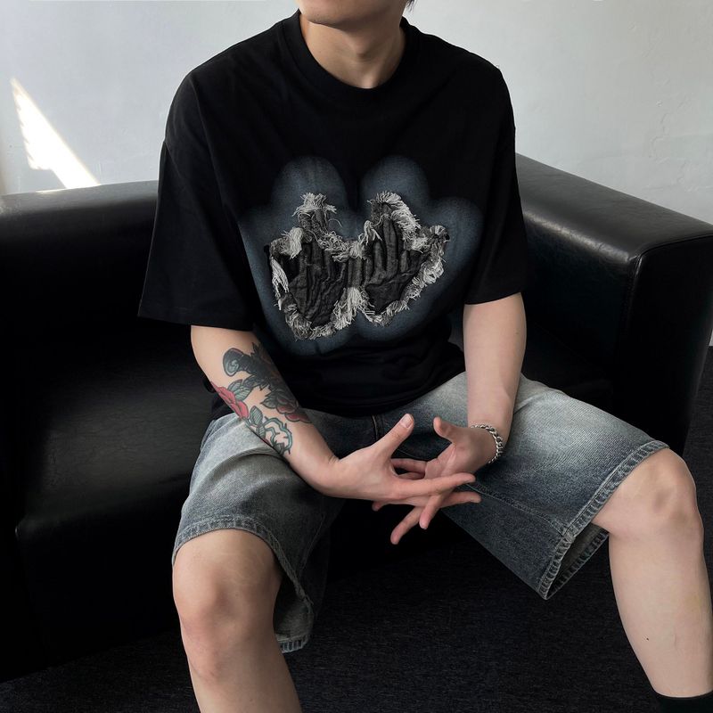 COZINESS（コジネス）の「DV denim finger T-shirt (2 colors)（Tops）」