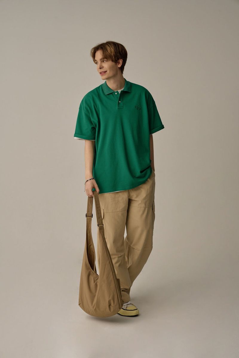 SUEDE COTTON CARGO PHANTS (BEIGE)