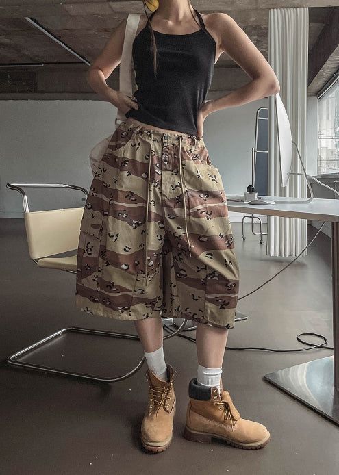 Lip cargo stopper Bermuda pants