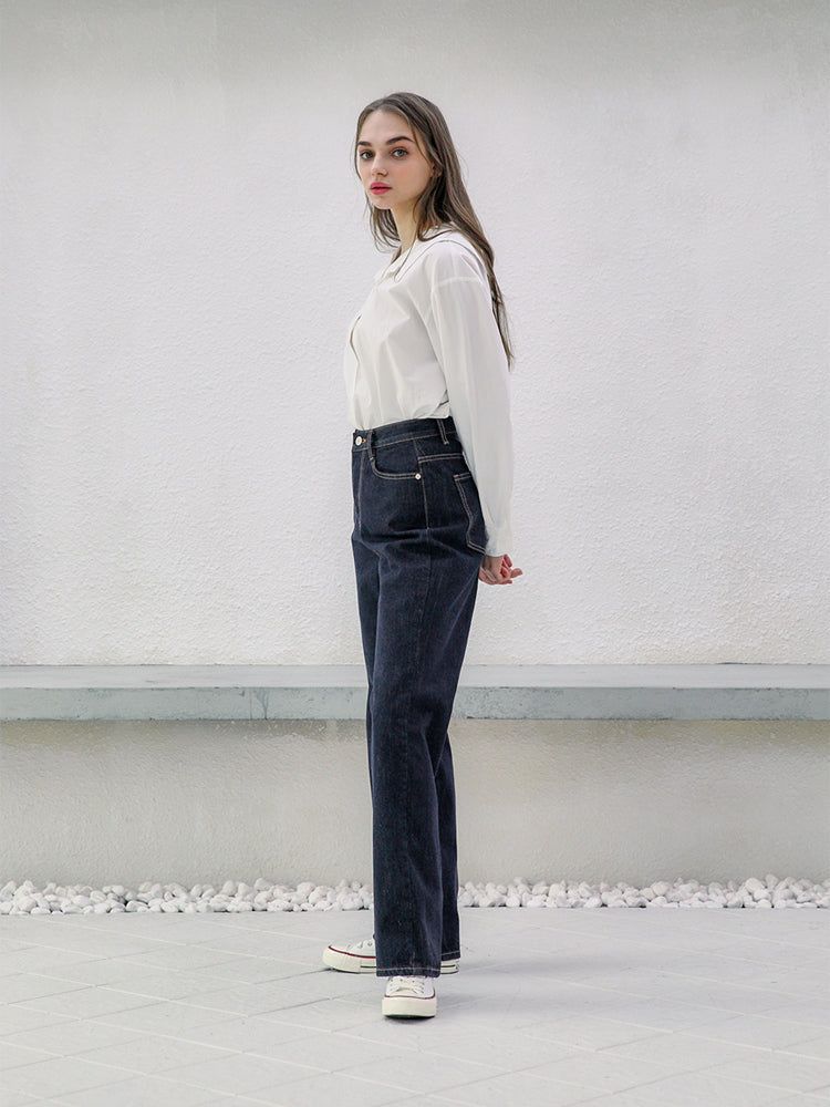 W57 WIDE DENIM PANTS_DEEP BLUE