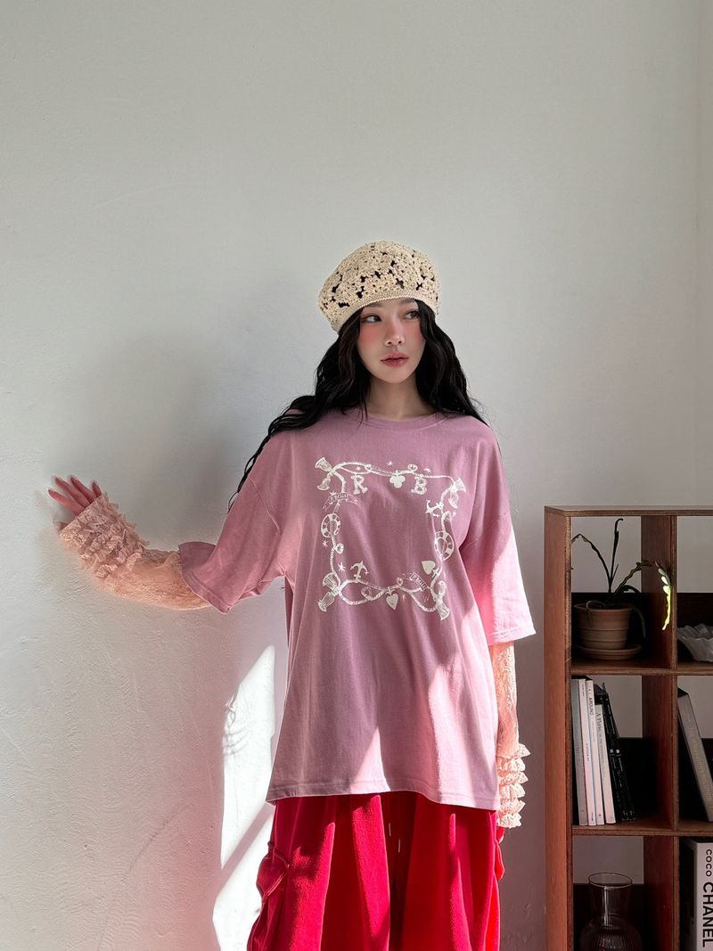 BELLE Lace Layered T-shirt