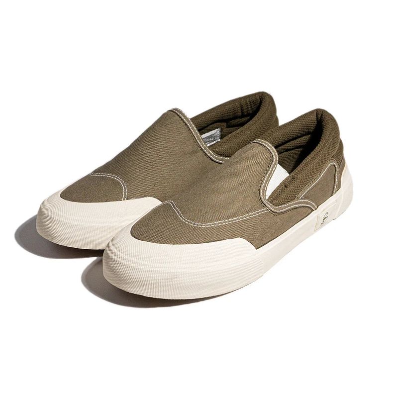 Patrobas Cloud Slip On Olive Sneakers