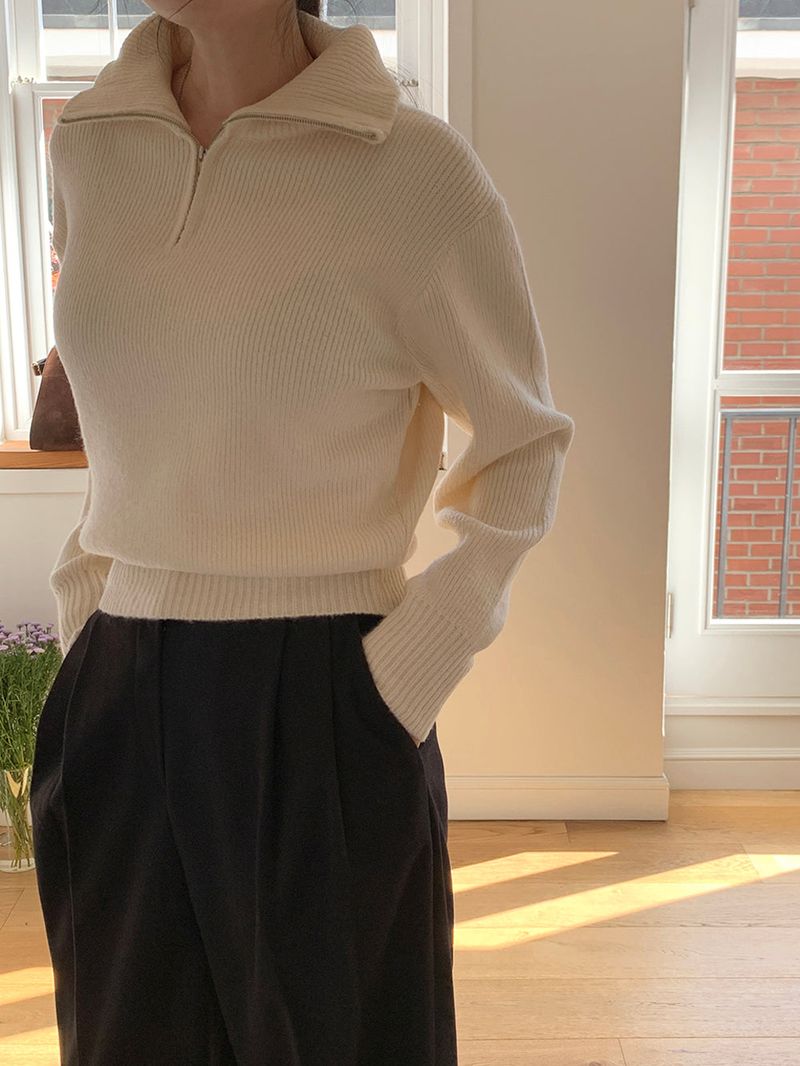 [MADE] [Wool Napping] Winter Warm Pintuck Wide Slacks
