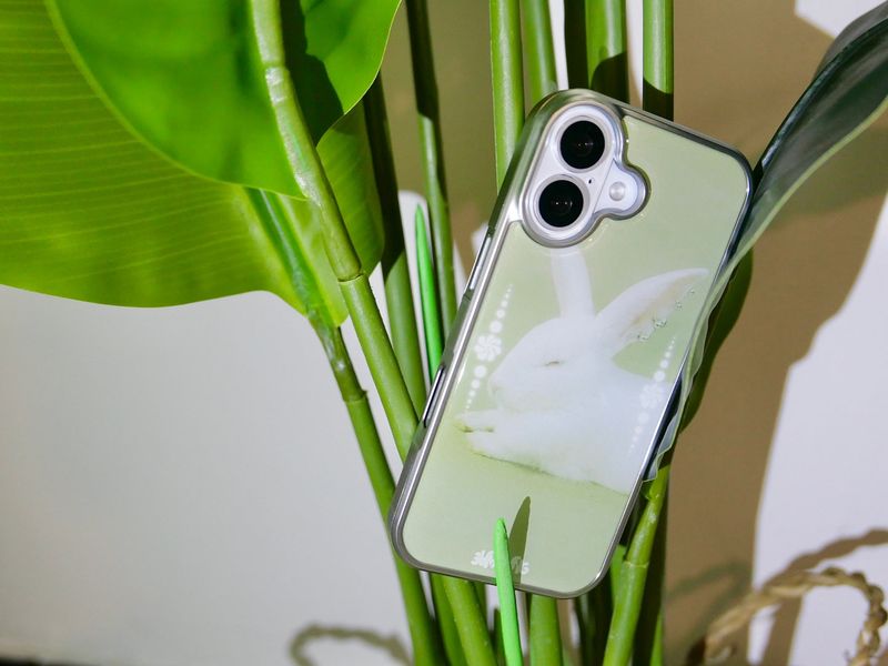 Furry Friends airpods case_Rabbit