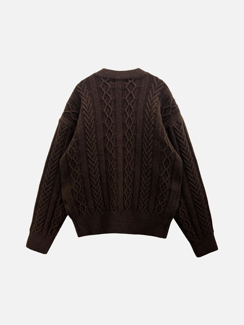 Leeum Fisherman Wool Knit 4C