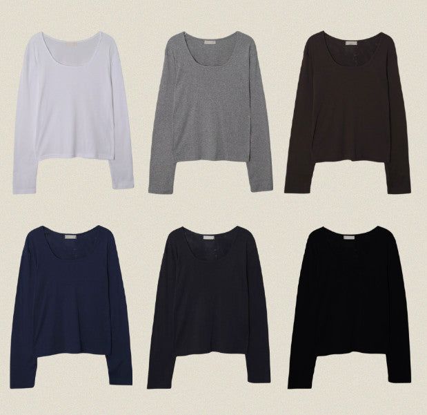ST Cotton100 Basic Layered T-shirt (6color)