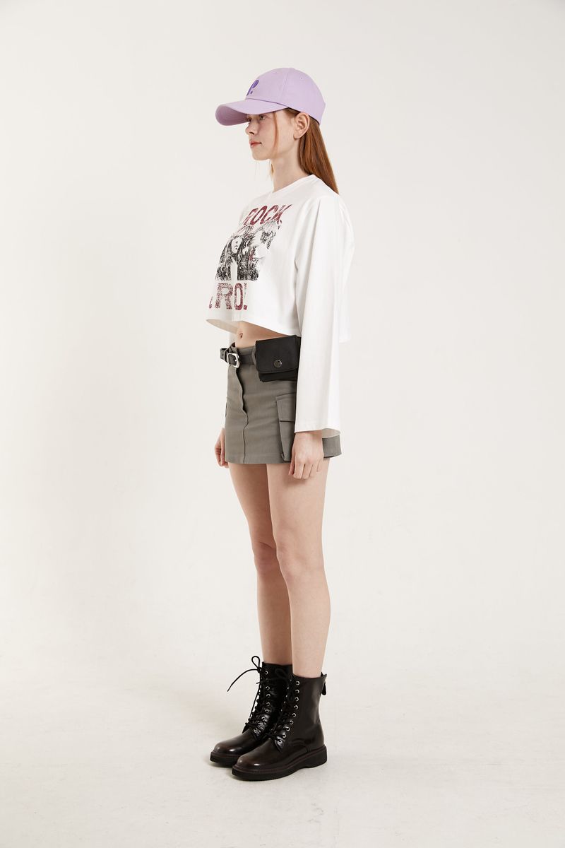 CARGO MINI SKIRT